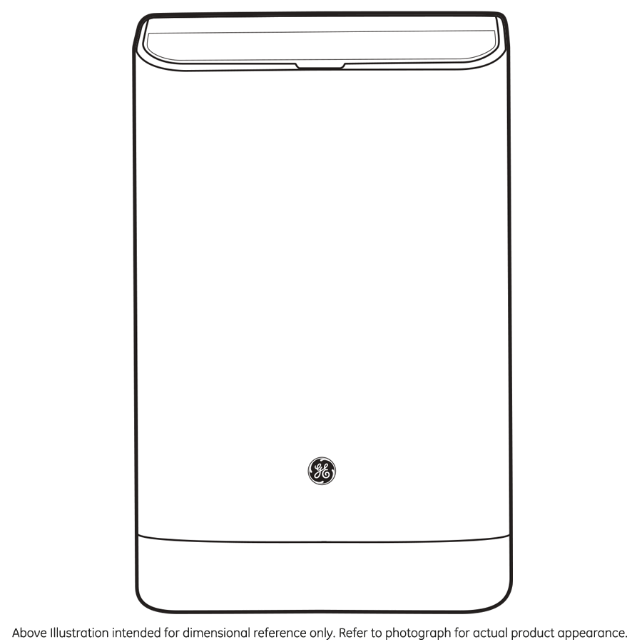 GE Portable Air Conditioner with Dehumidifier for Medium Rooms up to ...